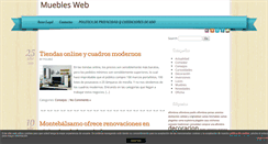 Desktop Screenshot of mueblesweb.net