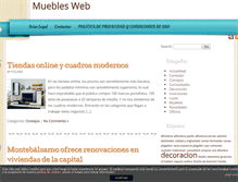 Tablet Screenshot of mueblesweb.net